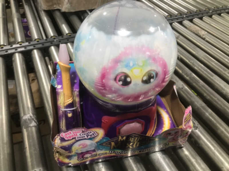 Photo 2 of  Magic Mixies Magical Misting Crystal Ball with Interactive 8 Inch Pink Plush Toy and 80+ Sounds and Reactions Electronic Pet Ages 5+ 