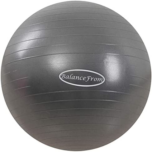 Photo 1 of  BalanceFrom Anti-Burst and Slip Resistant Exercise Ball Yoga Ball Fitness Ball Birthing Ball with Quick Pump, 2,000-Pound Capacity 