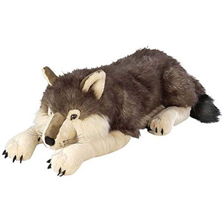 Photo 1 of  Wild Republic Jumbo Wolf Plush Giant Stuffed Animal Plush Toy Gifts for Kids 30 Inches 