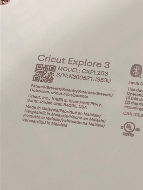 Photo 5 of Cricut Explore 3 - 2X Faster DIY Cutting Machine for all Crafts, Matless Cutting with Smart Materials, Cuts 100+ Materials, Bluetooth Connectivity, Compatible with iOS, Android, Windows & Mac Cricut Explore Air 3