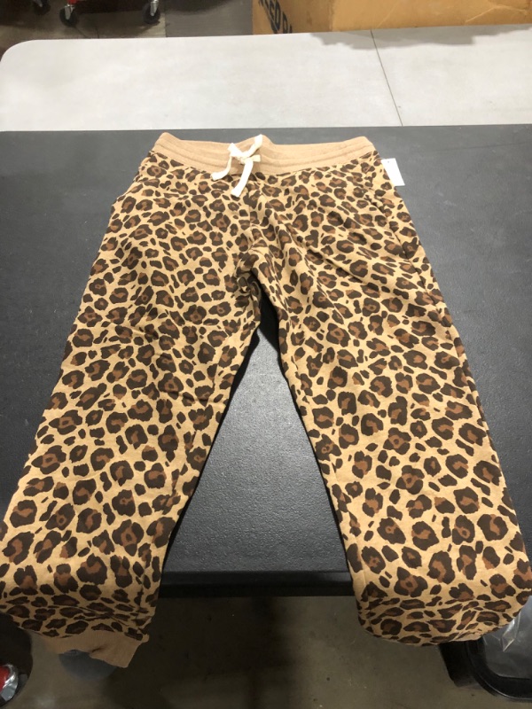 Photo 2 of Amazon Essentials Women's French Terry Fleece Jogger Sweatpant (Available in Plus Size) X-Small Leopard