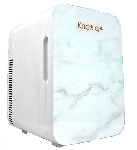 Photo 1 of PC01-10WH 10 Liter Portable Cooler & Warmer Compact Mini Refrigerator with Eraser Door Board, White Marbel
