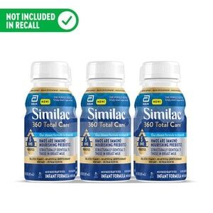 Photo 1 of 24 PACK OF Similac 360 Total Care Infant Formula, the Closest Prebiotic Blend to Breast Milk, Ready-to-Feed 8 Oz Bottle 
