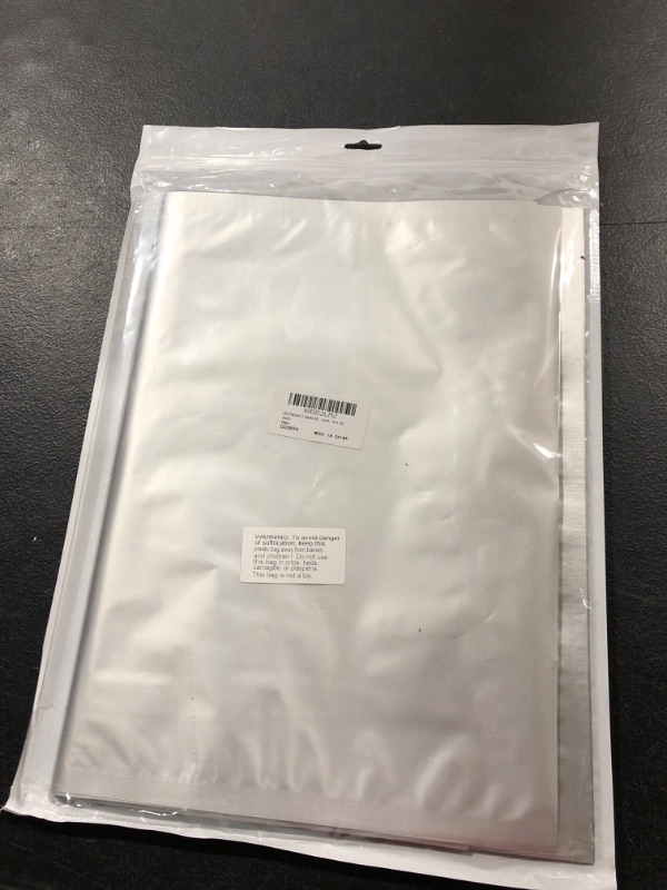 Photo 1 of 25 Pieces 3 Sizes Mylar Food Storage Bags Aluminum Foil Bag Metallic Flat Heat Sealing Bags Storage Pouch for Coffee Tea Beans Long Term Storage (8 x 11 Inch, 10 x 14 inch, 14 x 20 Inch) 