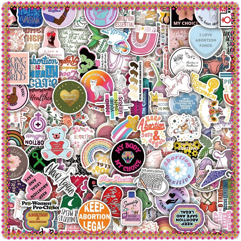 Photo 1 of 120 PCS Feminist Stickers,Female Stickers Waterproof Vinyl Stickers for Girls Teens and Adults Decal Decor
