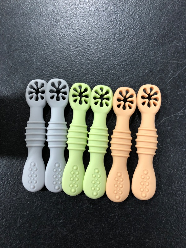 Photo 1 of Baby spoons pack of 6, for 6+ months