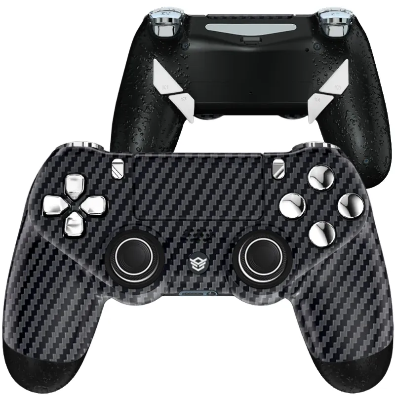 Photo 1 of HEXGAMING NEW EDGE Controller for PS4, PC, Mobile - Dark Graphite Silver
