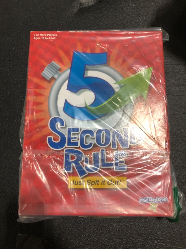 Photo 2 of 5 Second Rule Party Game - 2nd Edition - Think Fast and Shout Out Answers - Ages 10+ Original