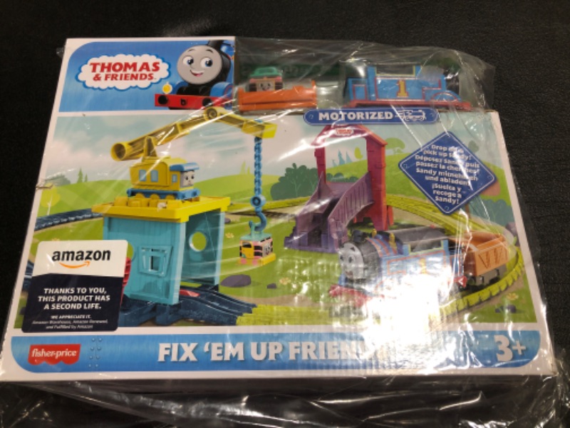 Photo 1 of Fisher-Price Thomas & Friends Fix 'Em Up Friends Train And Track Set With Motorized Thomas Engine For Preschool Kids 3 Years & Up