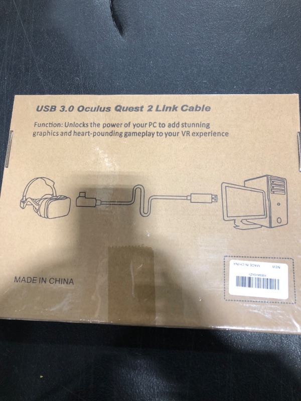 Photo 2 of Dinyeo Link Cable Adapter for VR Oculus Quest to PC 16FT USB Type C Fast Transfer Charger Compatible Virtual Reality Headset TV Laptop. (C-C) https://a.co/d/8nWnC2m