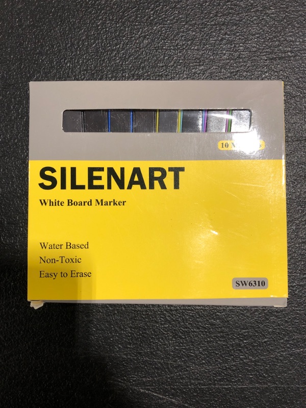 Photo 2 of Magnetic Dry Erase Markers Fine Tip, Small Whiteboard Markers for Kids, Fine Point, Low-Ordor, Dry Erase White Board Pens with Eraser, 10 Pack