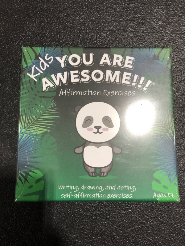 Photo 2 of You Are Awesome!!! Kids Affirmation Exercises 30 Cards Pre-school game to practice affirmations by Acting, Drawing and Writing. Self-Esteem, Calming affirmations, Confidence and self love boosting. Designed for kids to self guide themselves or interact as