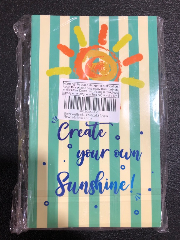 Photo 1 of Motivational Lined Journal Inspirational Pockets Notebooks Cute Floral Notepads 8 Designs