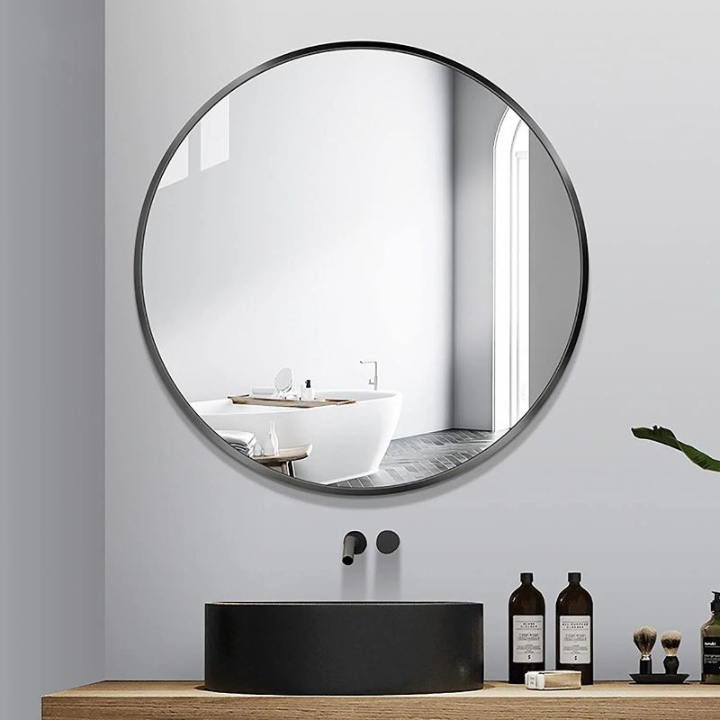 Photo 1 of 24 Inch Round Wall Mirror