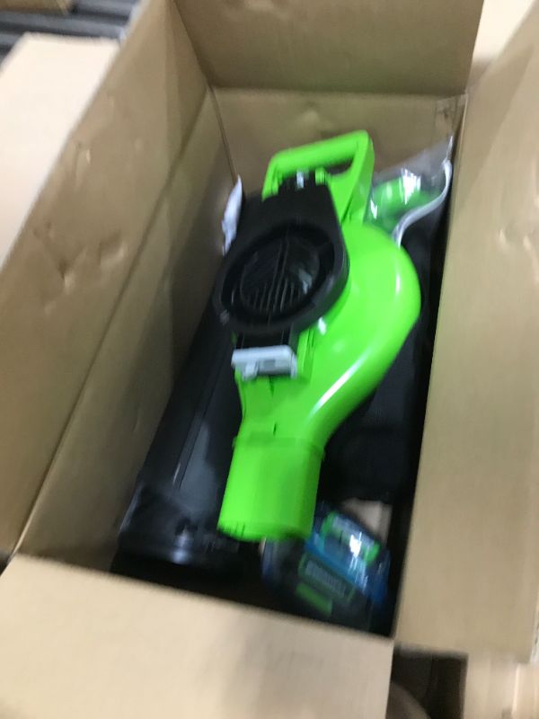 Photo 2 of Greenworks 40V (185 MPH / 340 CFM) Brushless Cordless Blower / Vacuum, 4.0Ah Battery and Charger Included
