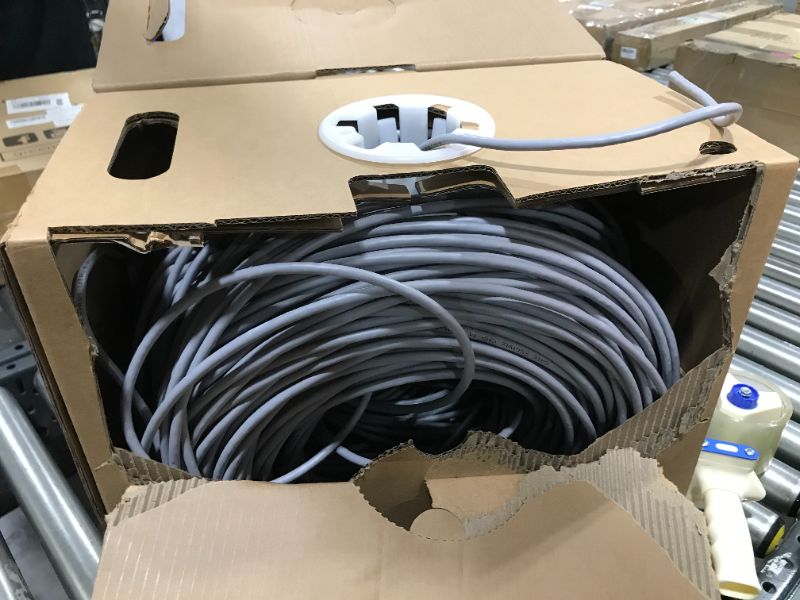 Photo 3 of CAT6 Plenum (CMP) Cable 1000FT | Network Analyzer Test Passed | 23AWG 4Pair, Solid 550MHz Network Cable 10Gigabit UTP, Available in Blue, White, Green, Gray, Black, Red & Yellow Color (Black)