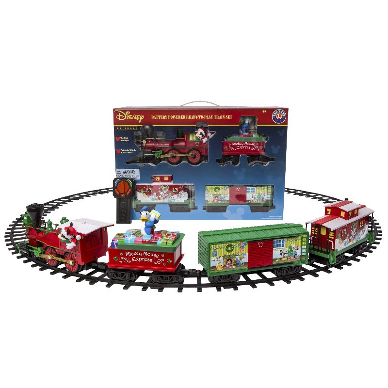 Photo 1 of  Lionel Large Scale Disney Mickey Mouse Express with Remote Battery Powered Model Train Set 