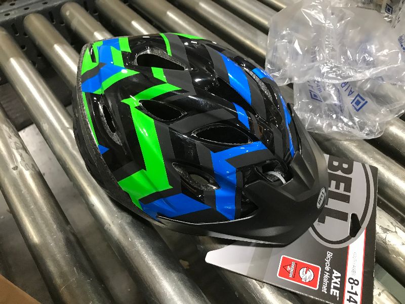Photo 1 of Bell Axle Youth Bike Helmet Black/Force/Krypto Shifter, YOUTH AGES 8-14