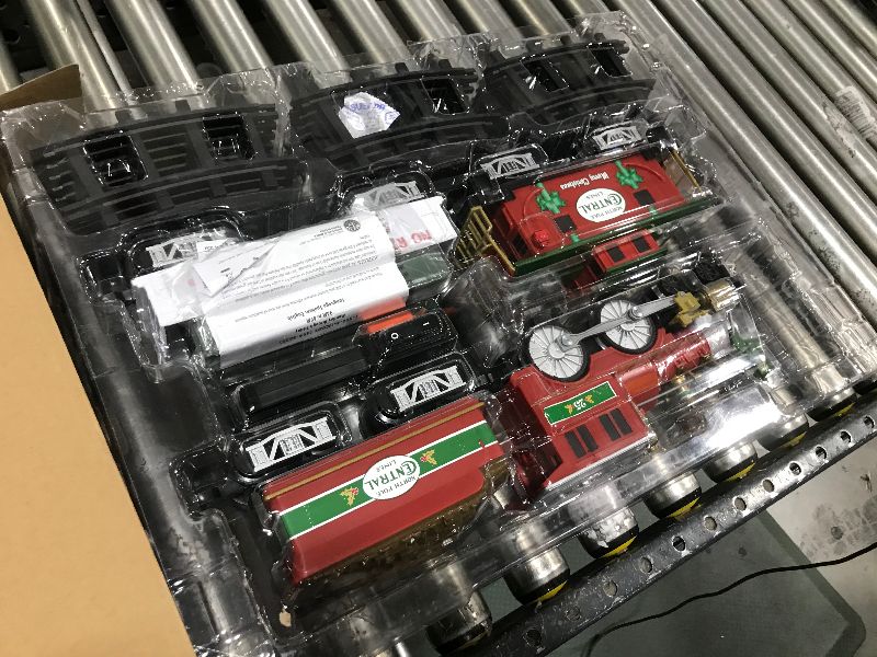 Photo 2 of Lionel North Pole Central Ready-to-Play Freight Set, Battery-powered Model Train Set with Remote Multi, 50 x 73" 50 x 73 in