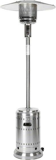 Photo 1 of  Amazon Basics 46,000 BTU Outdoor Propane Patio Heater with Wheels, Commercial & Residential - Slate Gray 