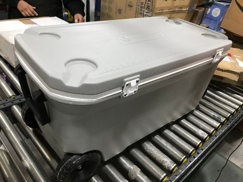 Photo 4 of  Coleman 316 Series 100-Quart Wheeled Cooler EC, Gray 