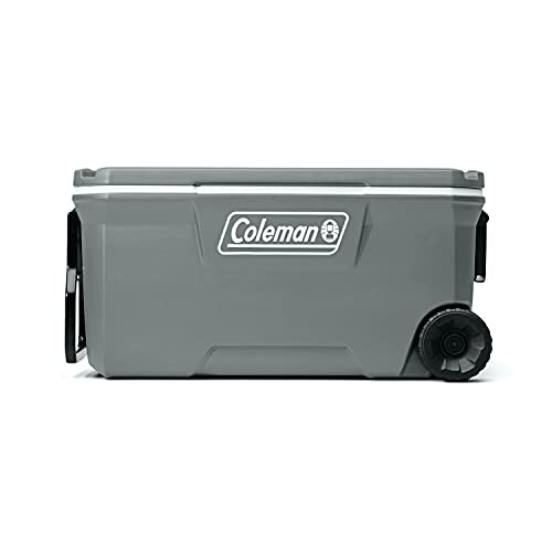 Photo 1 of  Coleman 316 Series 100-Quart Wheeled Cooler EC, Gray 