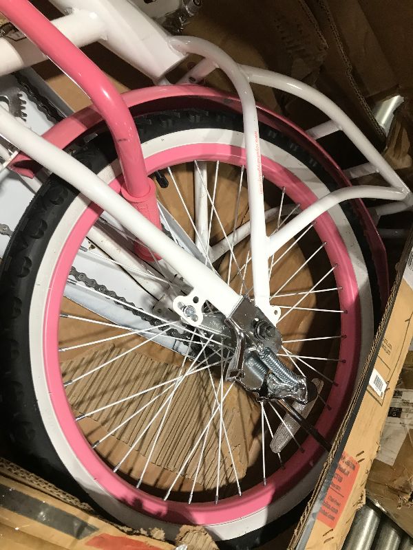 Photo 4 of  Royalbaby Jenny Kids Bike, Girls Bicycle 20 Inch Wheel for Ages 3-12 Years, Princess Bike with Basket, Training Wheels for Some Sizes 