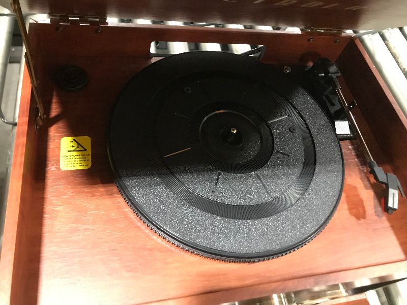 Photo 4 of Victrola - Bluetooth Stereo Audio System - Mahogany