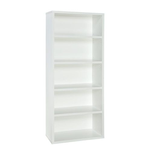 Photo 1 of  ClosetMaid Premium White 5-shelf Adjustable Bookcase 
