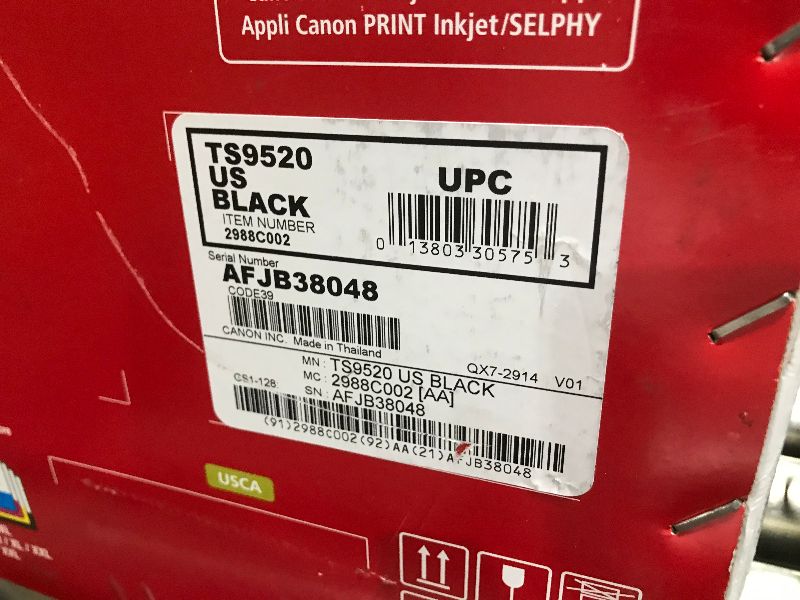 Photo 6 of  Canon Pixma TS9520 Wireless Inkjet All-in-One Printer - Black 