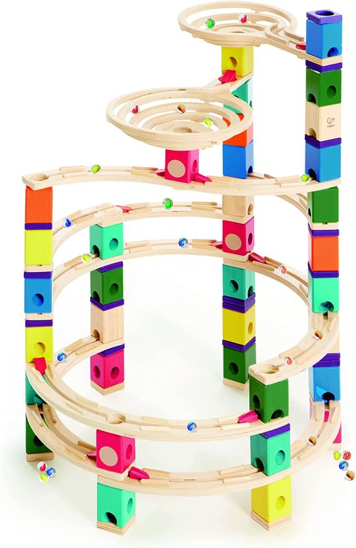 Photo 1 of Award Winning Hape Quadrilla Wooden Marble Run Construction - The Cyclone