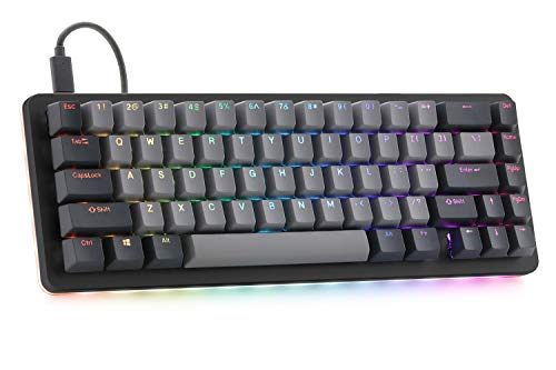 Photo 1 of  DROP ALT Mechanical Keyboard — 65% (67 Key) Gaming Keyboard, Hot-Swap Switches, Programmable Macros, RGB LED Backlighting, USB-C, Doubleshot PBT, Al 