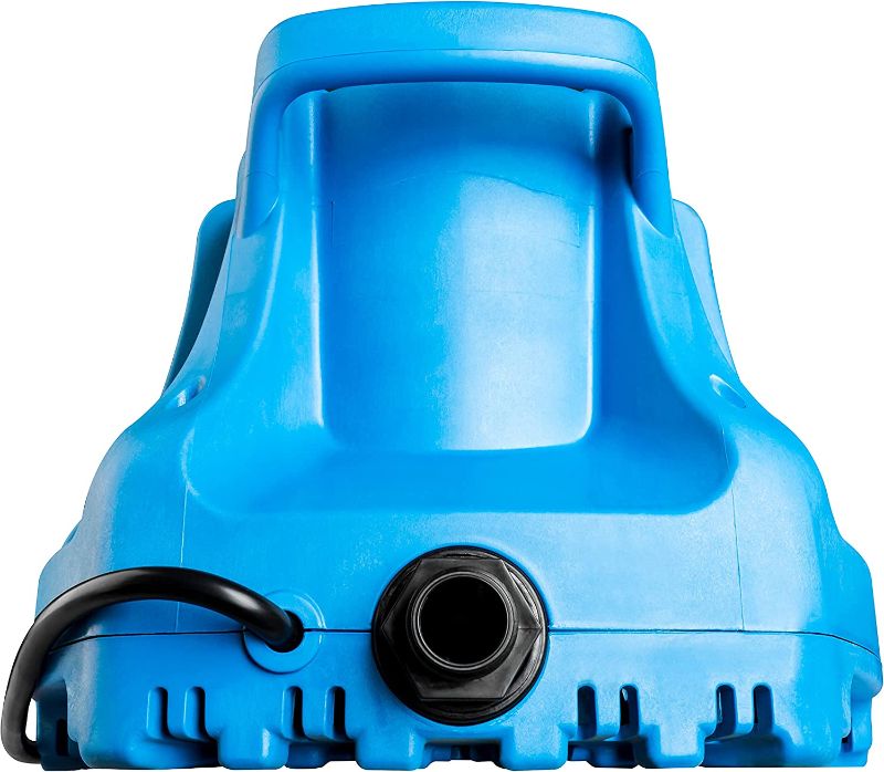 Photo 1 of  Little Giant APCP-1700 115-Volt, 1/3 HP, 1745 GPH, Automatic, Submersible, Swimming Pool Cover Pump with 25-Ft. Cord, Light Blue, 577301 