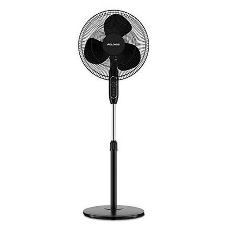 Photo 1 of  Pelonis 16" Pedestal Remote Control, Oscillating Stand up Fan 7-hour Timer, 3-speed and Adjustable Height, Pfs40a4bbb, Supreme 16'-black 