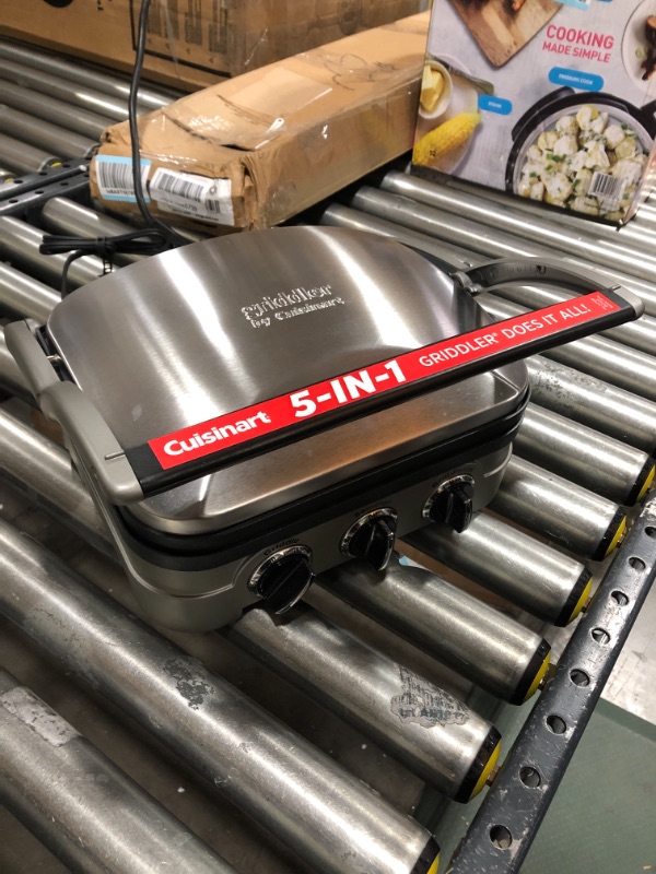 Photo 1 of Panini Press by Cuisinart, Stainless Steel Griddler
