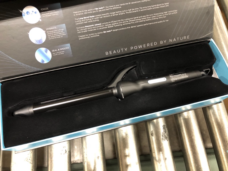 Photo 2 of Bio Ionic Long Barrel Styler 1" Curling Iron