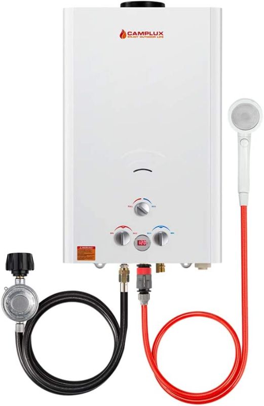 Photo 1 of Camplux 16L Outdoor 4.22 GPM Digital Display Propane Gas Tankless Water Heater
