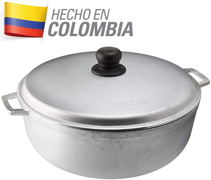 Photo 1 of  IMUSA 17.9 Qt. Cast Aluminum Caldero with Natural Finish 
