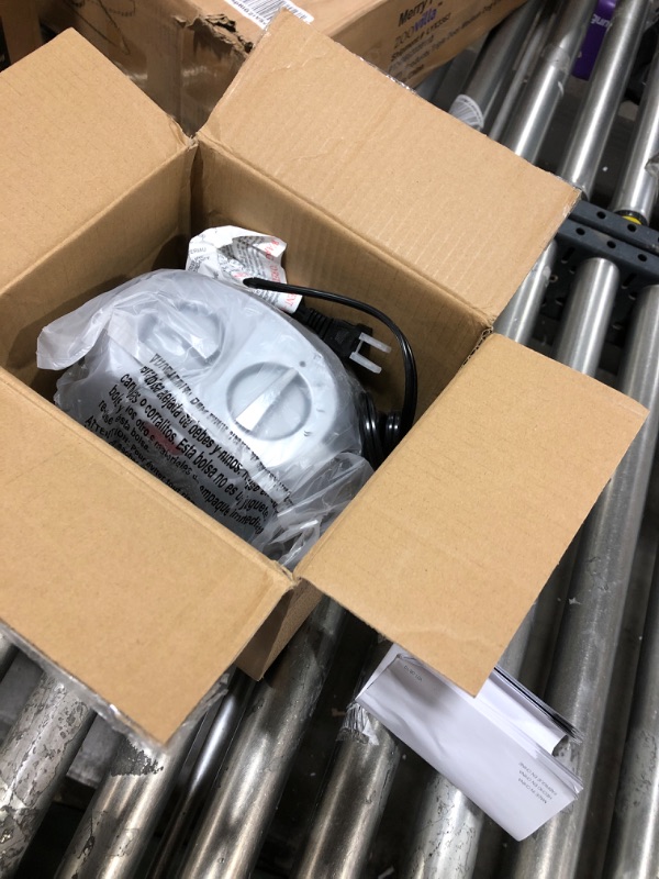 Photo 1 of Amazon Basics 1500W Ceramic Personal Heater with Adjustable Thermostat, Silver silver Heater