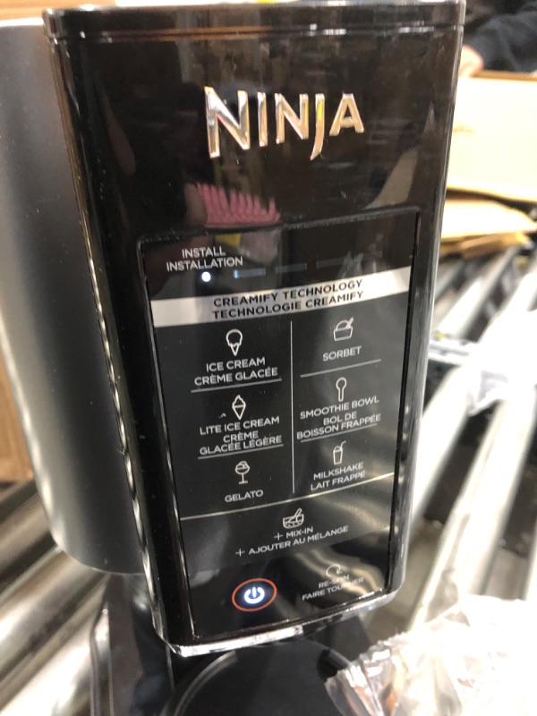 Photo 2 of  Ninja NC301 CREAMi Ice Cream Maker, for Gelato, Mix-ins, Milkshakes, Sorbet, Smoothie Bowls & More, 7 One-Touch Programs, with (2) Pint Containers & Lids, Compact Size, Perfect for Kids, Silver 