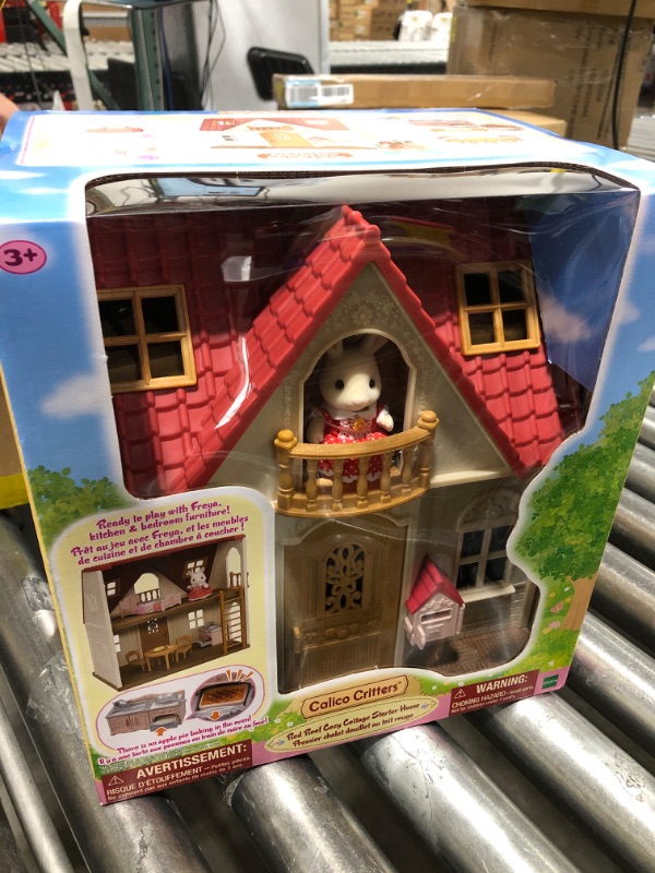 Photo 2 of  Calico Critters Red Roof Cozy Cottage Dollhouse Playset with Figure Furniture and Accessories 