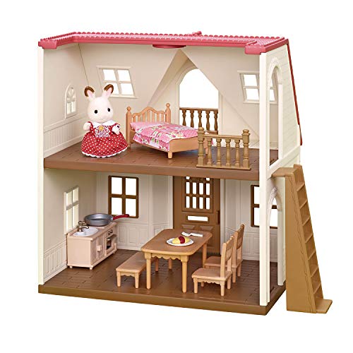 Photo 1 of  Calico Critters Red Roof Cozy Cottage Dollhouse Playset with Figure Furniture and Accessories 