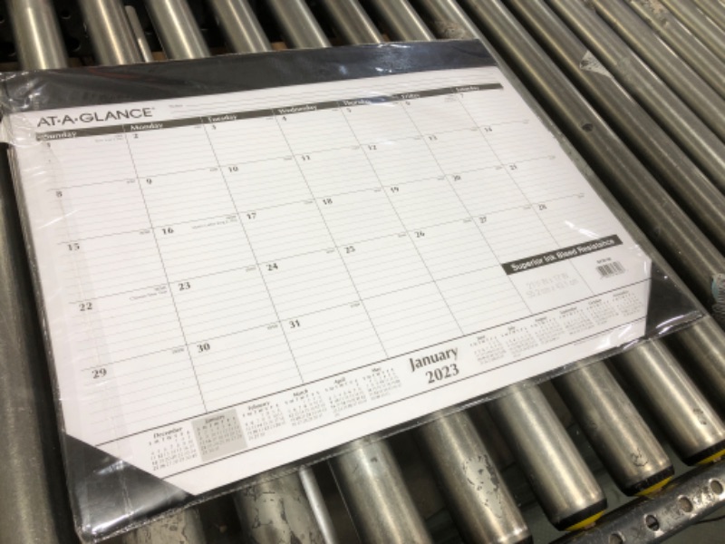 Photo 2 of  At-a-GLANCE 2023 Monthly Desk Pad Calendar Large 21 34 X 17 - Desk Pad Calendars 