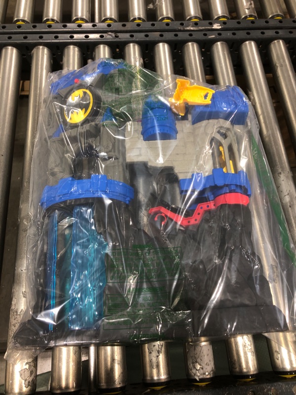 Photo 2 of  Imaginext DC Super Friends Batman Toy, Wayne Manor Batcave Playset with Batman Figure Batcyle and Accessories 