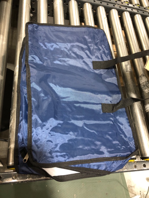 Photo 1 of 19 INCH BLUE BAG, HOLDERS INSIDE CLEAR