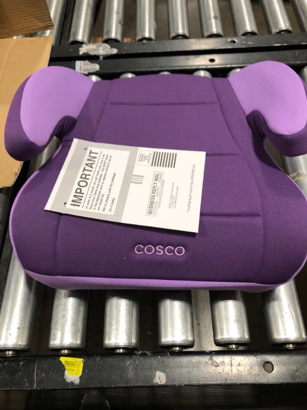 Photo 2 of Cosco Topside Child Safe Belt Positioned Backless Booster Car Seat, Purple Grape