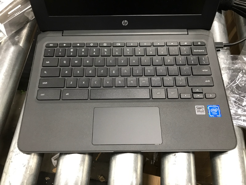 Photo 1 of HP Newest Flagship Chromebook, 11.6" HD (1366 x 768) Display, Intel Celeron Processor N3350, 4GB LPDDR2, 32GB eMMC, Chrome OS, HD Graphics 500, 11A-NB0013DX, Ash Gray
