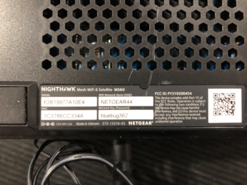 Photo 5 of NETGEAR Nighthawk Whole Home Mesh WiFi 6 System (MS60) - 2 pack 