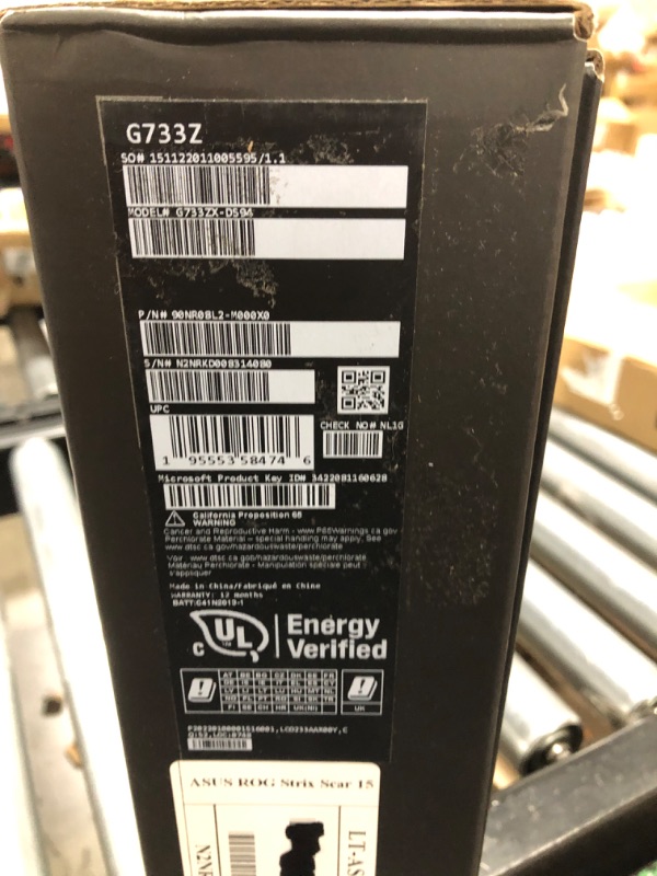 Photo 8 of **Account Locked!!  Needs to be Factory Reset!!* ASUS ROG Strix Scar 17 (2022) Gaming Laptop, 17.3” 240Hz IPS QHD Display, NVIDIA GeForce RTX 3080 Ti, Intel Core i9-12900H, 16GB DDR5, 1TB SSD, Per-Key RGB Keyboard, Windows 11, G733ZX-DS94