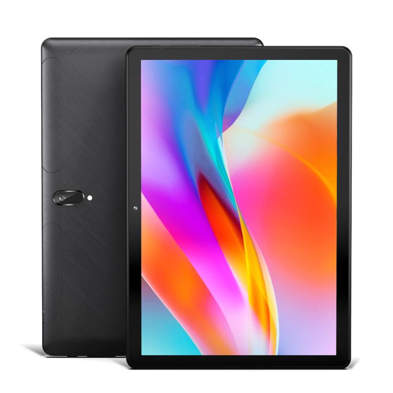 Photo 1 of **Screen Locked!! Needs to be Factory Reset!!** MAGCH X10 10 inch Android Tablet, 3G Phone Tablet with Dual SIM Android 10.0, 32GB ROM, 2GB RAM, HD IPS Display, Quad-Core Processor, Wi-Fi, Bluetooth 4.2, GPS, FM, OTG, USB Type-C Charging, Black 